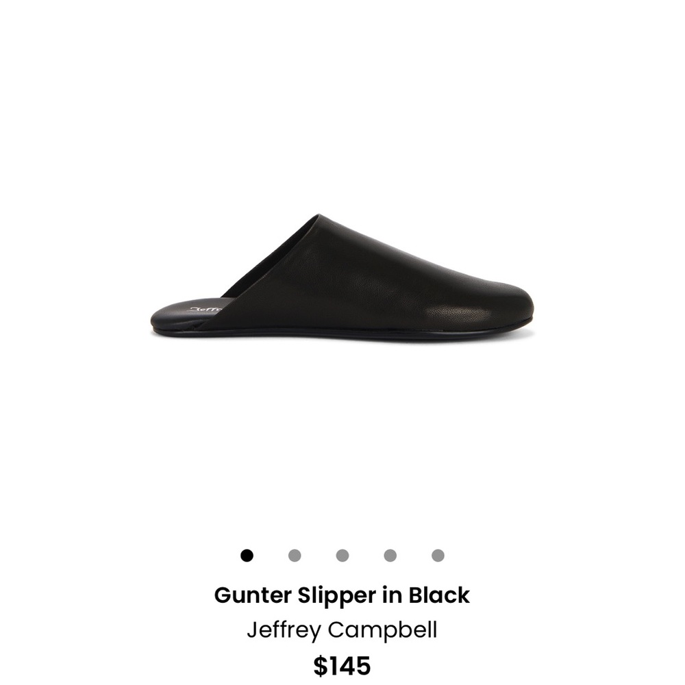 Jeffrey Campbell Black Gunter Loafers